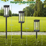 Solarleuchten im Laternenstil – 2er Set für den Garten