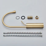 ElegantGold - Mischbatterie für Waschbecken mit goldener Oberfläche