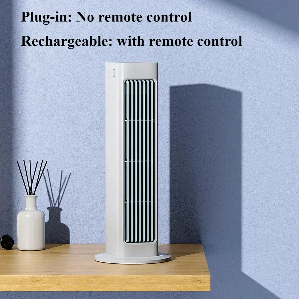Stilvoller Luftstromventilator | Leise Kühlung mit Fernbedienung und 3 Geschwindigkeitsstufen