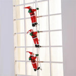 Hanging Christmas Decoration - Climbing Santa Claus Figure for Window