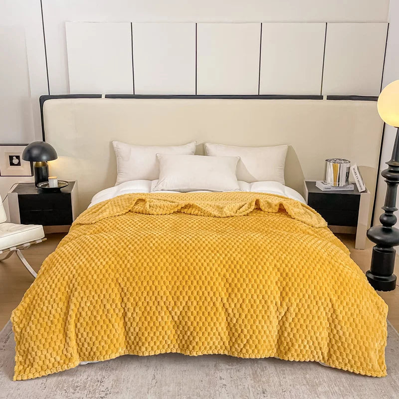 Wohlfühl-Decke – Komfortable Samtdecke für Sofa und Bett
