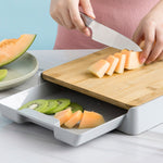 Practical Cutting Board Solution with Storage – Elegance for Your Kitchen