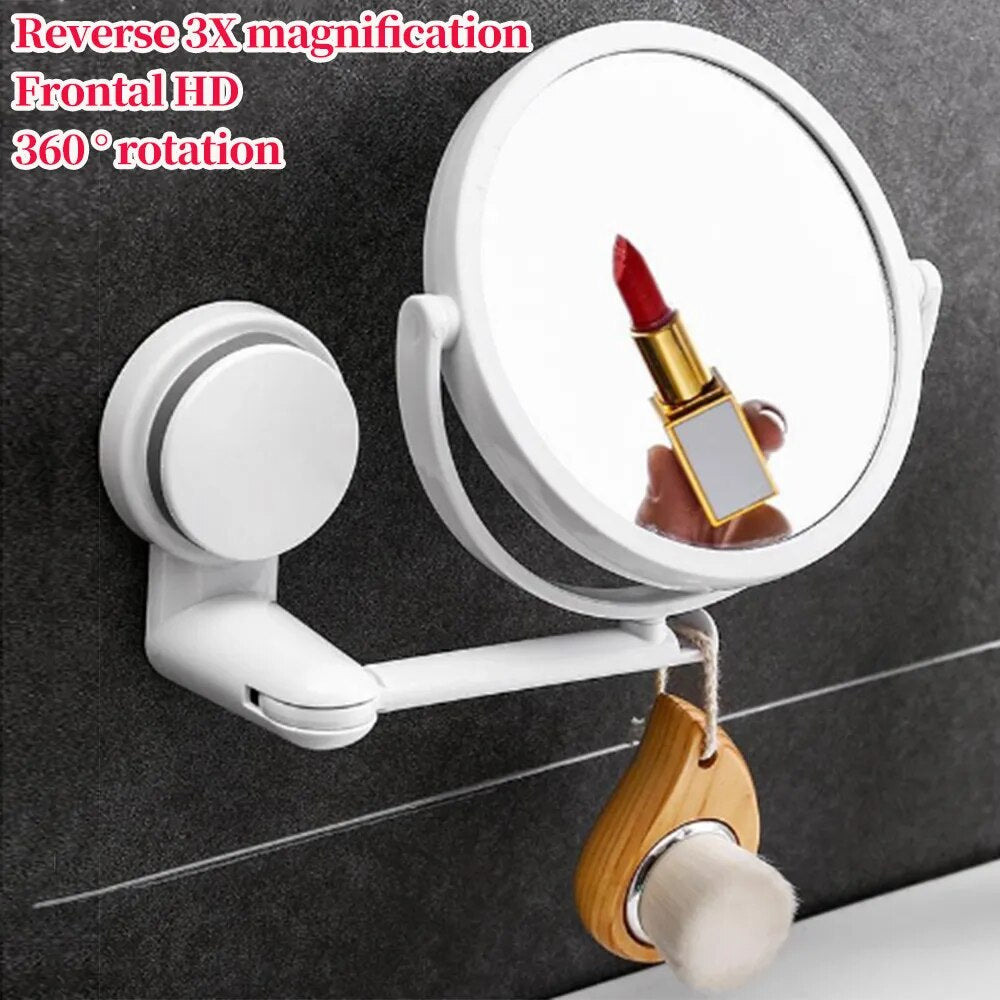 Wall-Mounted Mirror with 3x Magnification – Elegance from Every Angle