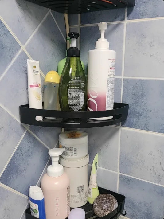 Adhesive-Free Shower Caddy Organizer - Sturdy, Waterproof & Flexible