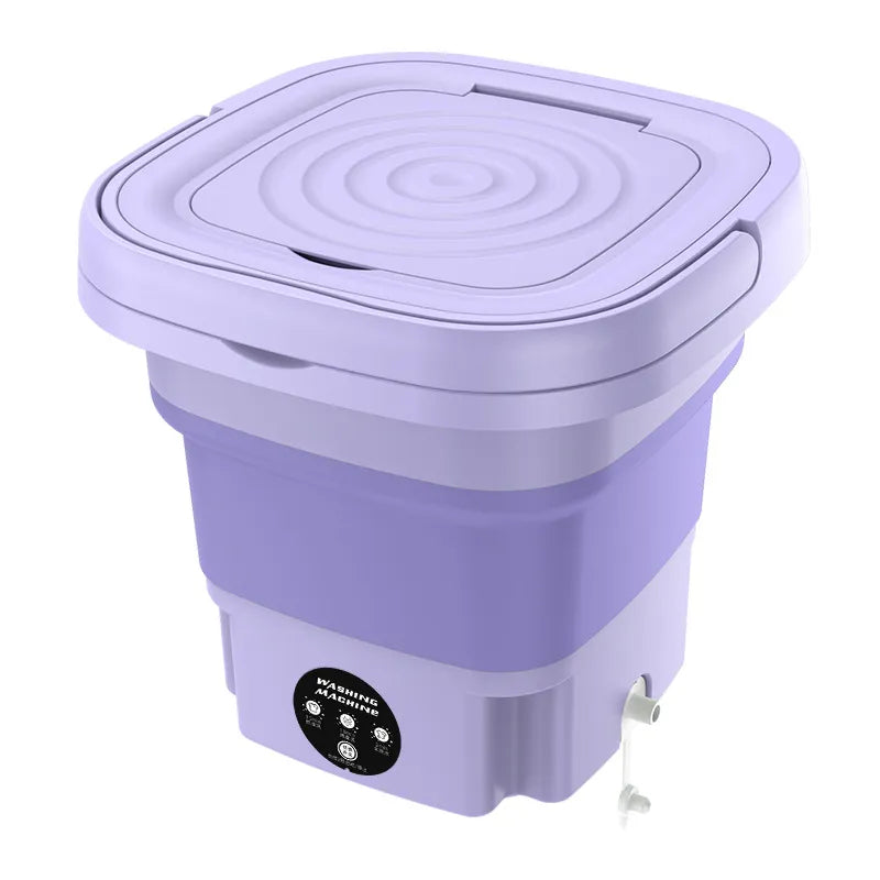 Compact 8L Foldable Washing Machine for Effortless Laundry