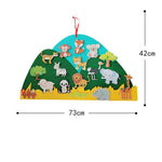 Felt decoration for animal arrangement – animal design for your home