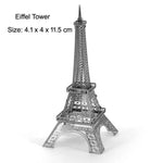 Creative 3D Metal Puzzle Set: Build and Discover Wonders of the World