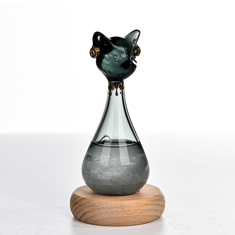 Cat Design Weather Forecast Bottle