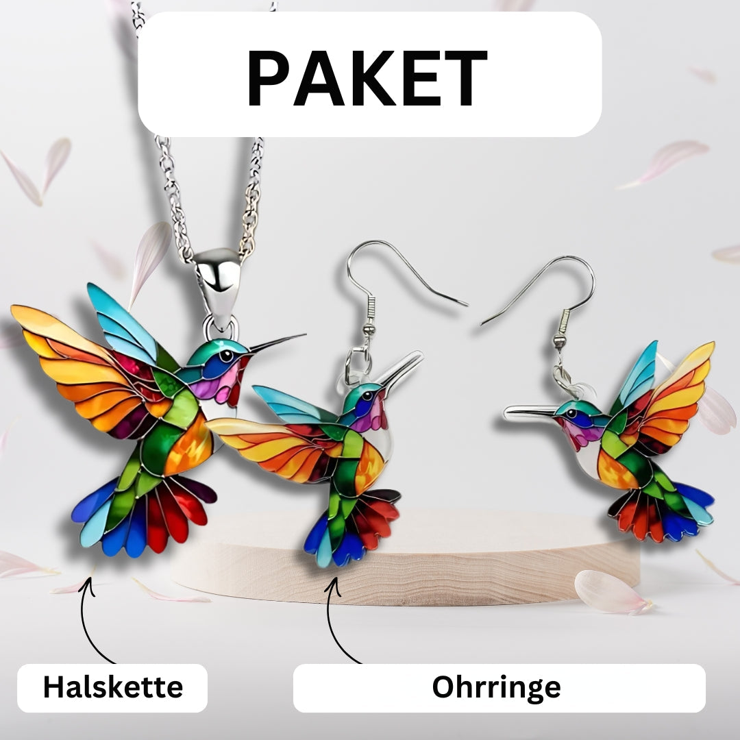 Samantha - Stilvolles Kolibri-Halsband