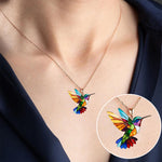 Samantha - Stilvolles Kolibri-Halsband