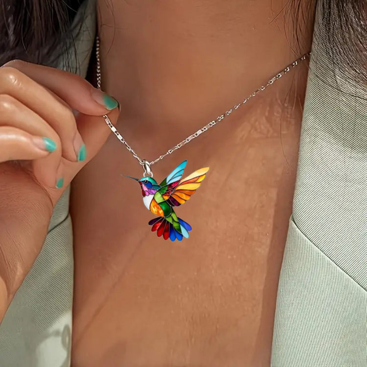 Samantha - Stilvolles Kolibri-Halsband