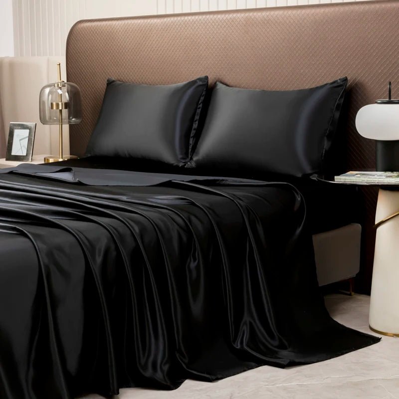 Lightweight Satin Bedding Set | Cooling and Gentle