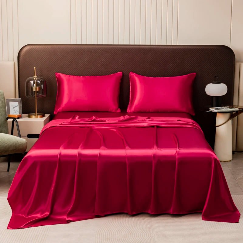 Lightweight Satin Bedding Set | Cooling and Gentle