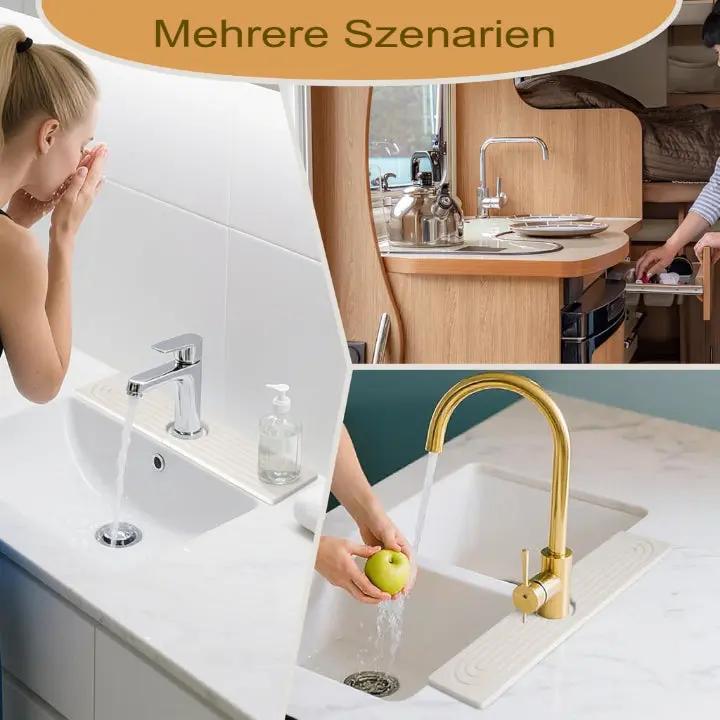 Stylish Stone Mat for Kitchen and Bathroom – Water-Absorbent and Easy-Care (2-Piece Set)