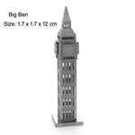 Creative 3D Metal Puzzle Set: Build and Discover Wonders of the World