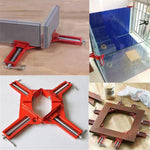 Precision aluminium corner clamp for perfect frame assembly