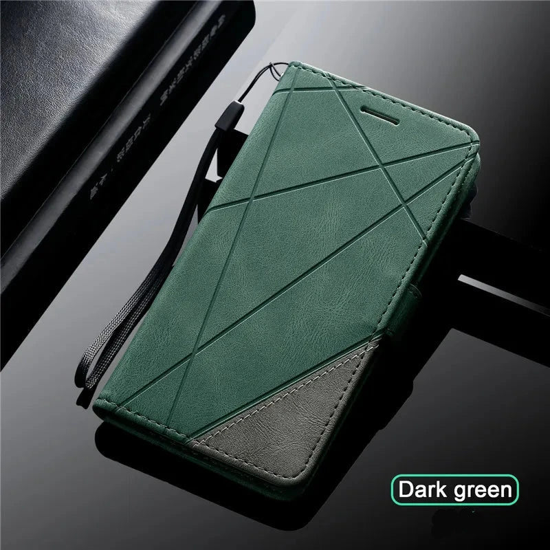 Elegantes Flip-Case aus Leder für Samsung Galaxy A-Serie