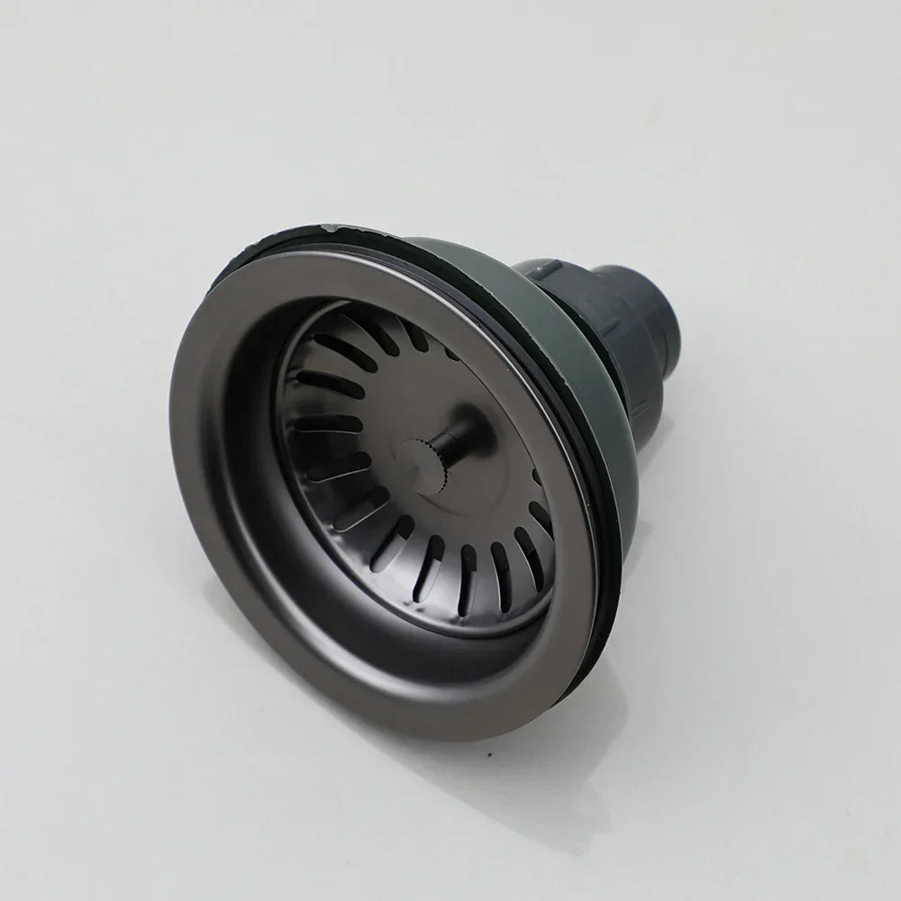 Edelstahl-Spülbecken Abflussfilter mit Geruchsbarriere – Pop-Up Stopper & Anti-Verstopfungssystem