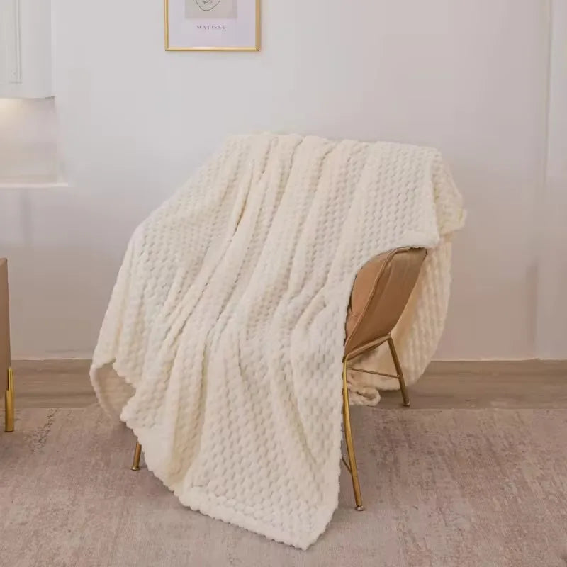 Wohlfühl-Decke – Komfortable Samtdecke für Sofa und Bett