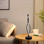 Futuristic Spiral Lamp with Remote Control – RGB Color Gradients for Stylish Lighting