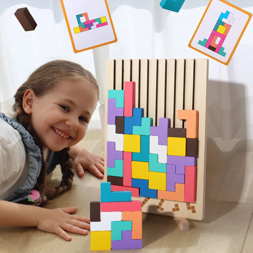 Interaktives 3D Holzspielzeug für kreative Köpfe