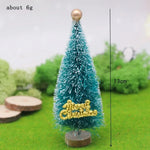 Festlicher Miniaturbaum | Handgearbeitet aus Zeder und Kiefer | Tischdekoration & Weihnachtsfigur 4,5–13 cm