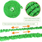 Flexible Garden Hose with 7-Function Spray Gun – Extends Up to Three Times Its Length