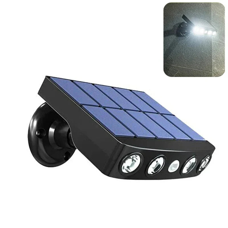Solar Outdoor Light with Motion Sensor | 4 LEDs | Weatherproof & Wireless