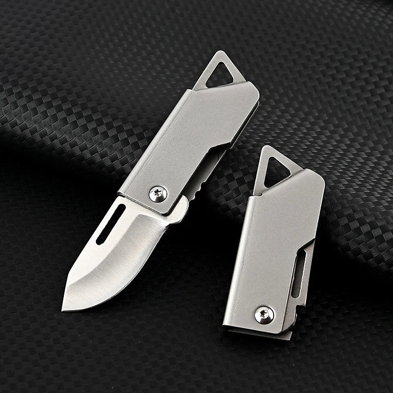 Compact Stainless Steel Folding Knife – Ideal for Outdoor and Emergencies