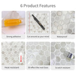 3D Self-Adhesive Hexagonal Wall Decor Panels | HexaStyle
