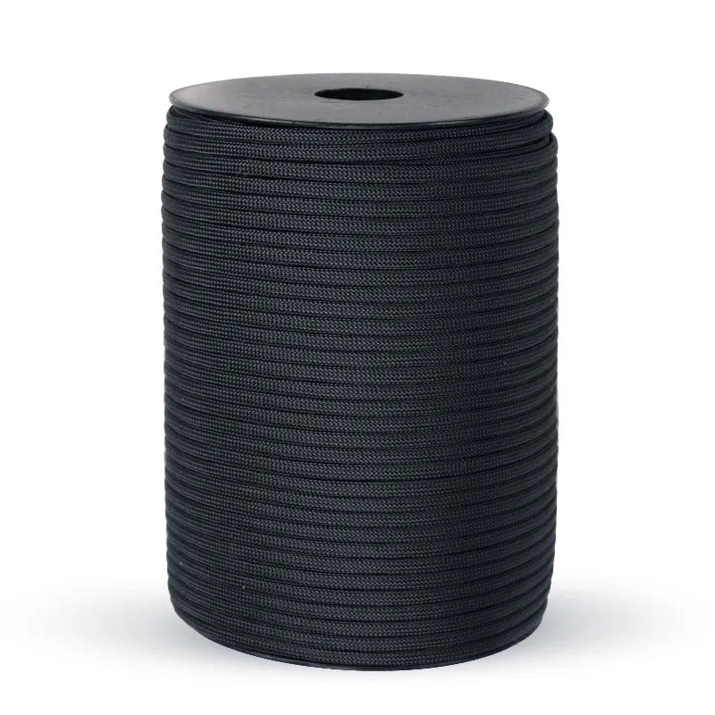 100m Survival Paracord - 9 Strand Military 550 Rope for Outdoors & Crafts