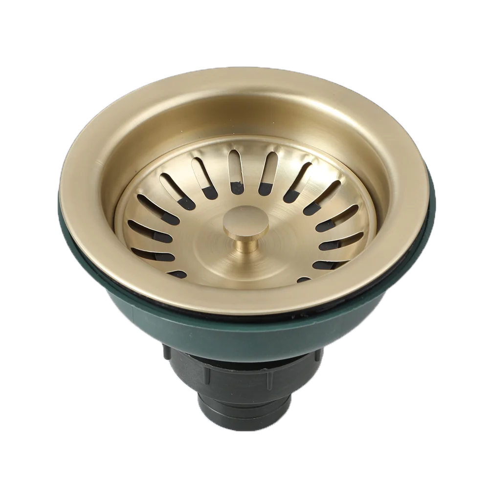 Edelstahl-Spülbecken Abflussfilter mit Geruchsbarriere – Pop-Up Stopper & Anti-Verstopfungssystem