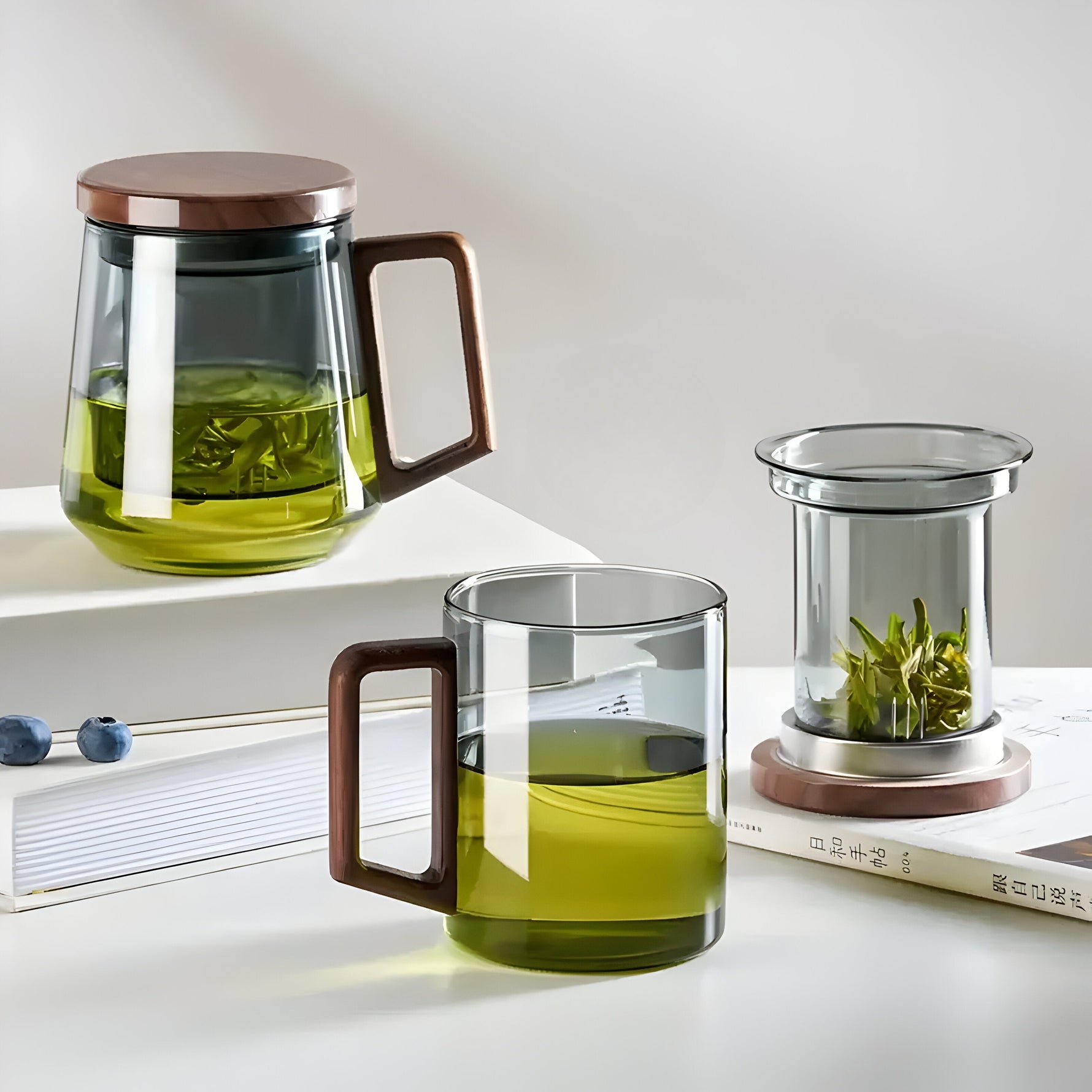 Elegante Teetasse aus hitzebeständigem Glas für puren Genuss