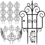 SmartGarden Faltbarer Kunststoff Gartenzaun | 40 cm Höhe | 10er-Pack