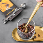 Coffee scoop with clip