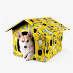 Weatherproof Pet House "CozyNest" for Cats and Small Dogs