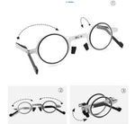 Faltbare Lesebrille – Praktische und schützende Kompaktbrille