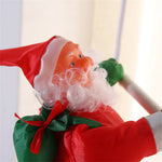 Hanging Christmas Decoration - Climbing Santa Claus Figure for Window