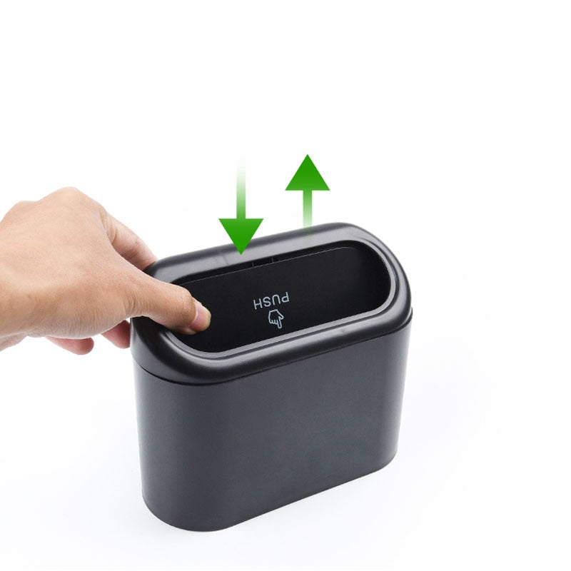 Practical Car Trash Can with Lid for Organization in Your Vehicle