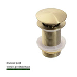 Elegant Brass Push-Down Waste Solution – 11 Colors Available