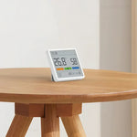 Digitaler Thermometer mit Hygrometer und Uhr für den Innenbereich