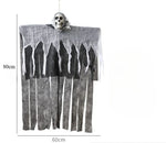 Gruselige Halloween Deko: Leuchtender Geisterschädel | 57 x 80 cm