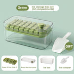 Practical silicone ice cube tray with 32 compartments