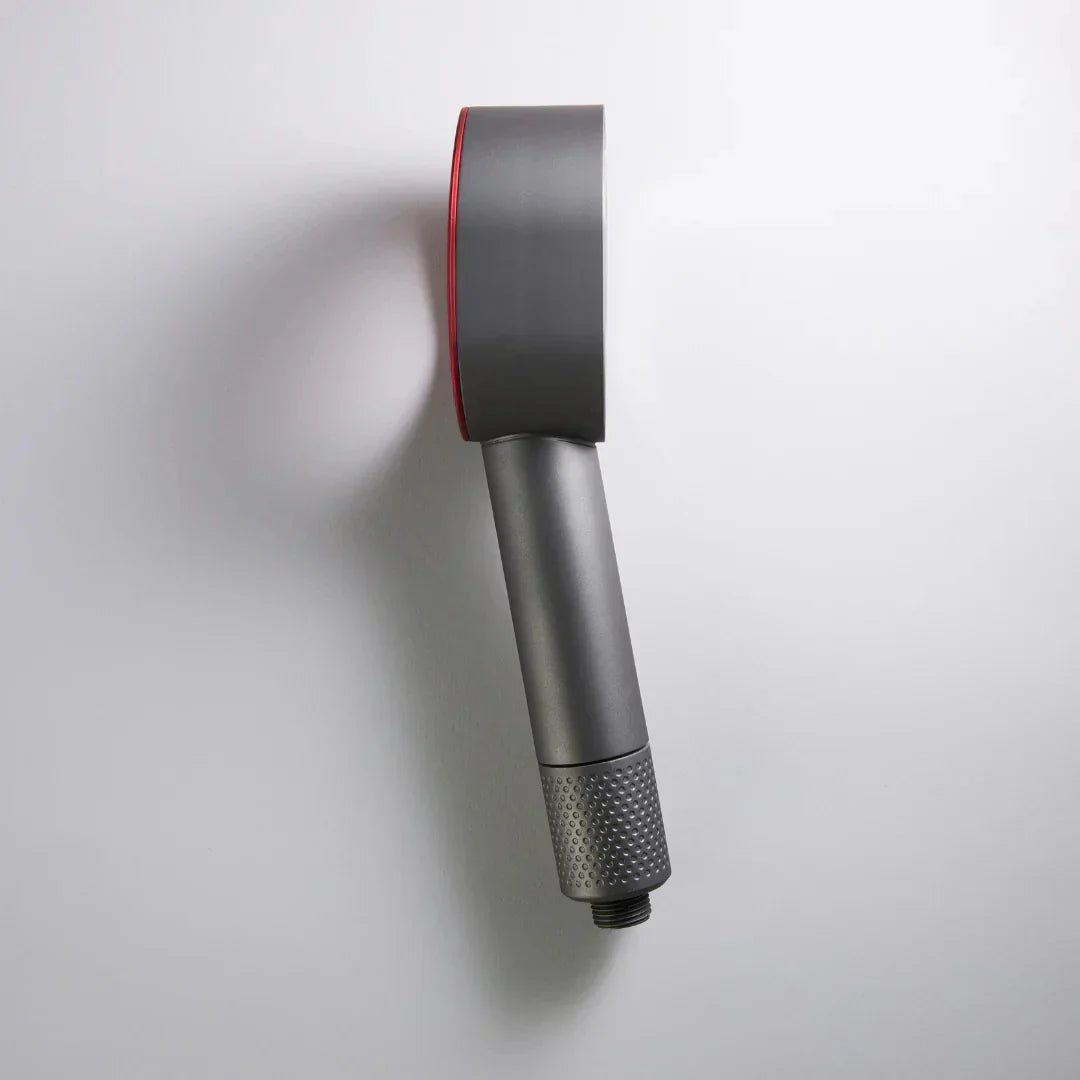 Wasserfilter-Duschkopf AquaGlow – Hochdruck, wassersparend, rundes Handmodell