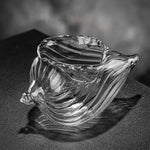 Elegantes Muschelglas-Set – 2-teiliges Küstendesign