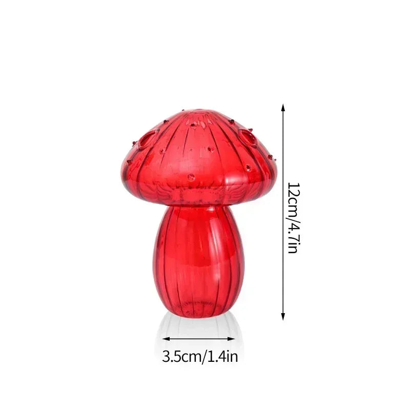 Elegante Pilzglasvase für Hydroponische Pflanzenpräsentationen