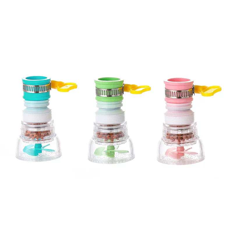Universal Faucet Attachments with 360° Rotation and Water-Saving Function