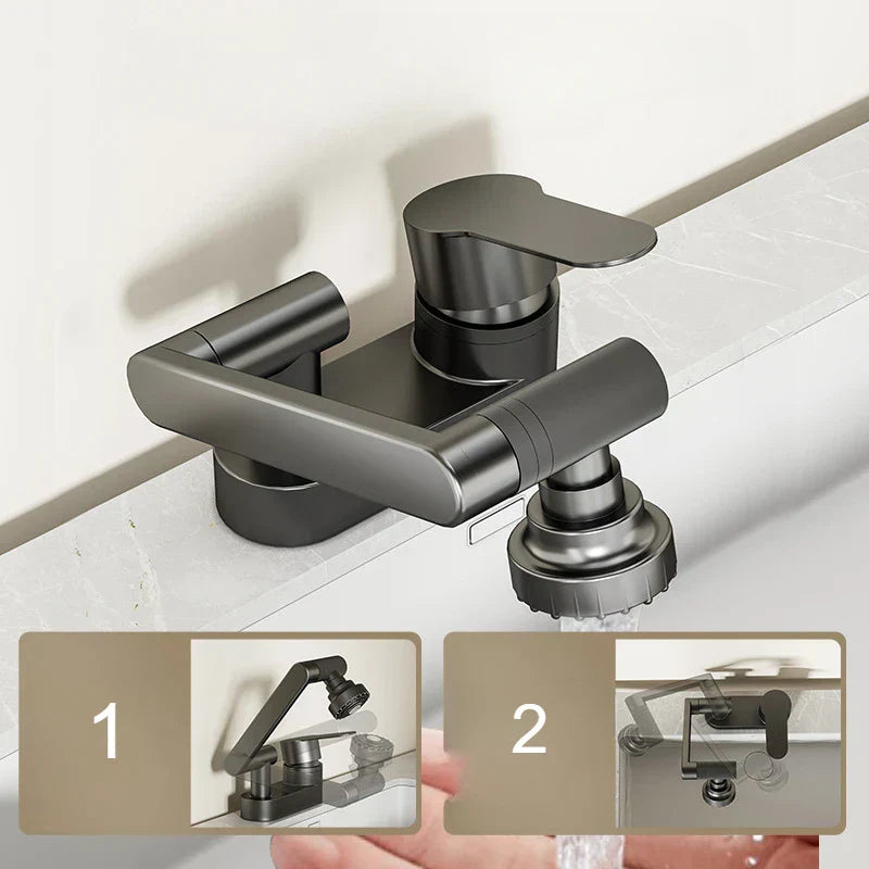 FlexiFlow 360° Waschbeckenmischer – Flexibel und stilvoll