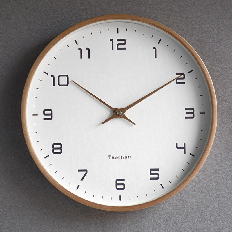 Elegant Solid Wood Wall Clock for Your Home – Minimalist Design