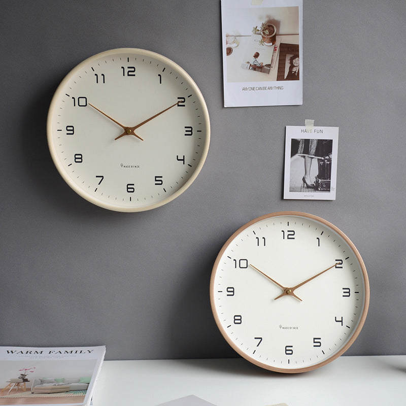 Elegant Solid Wood Wall Clock for Your Home – Minimalist Design